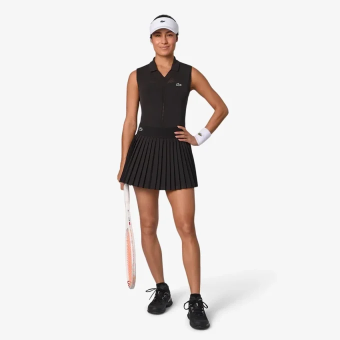 Mouwloze stretch-Tennis-Polo voor dames