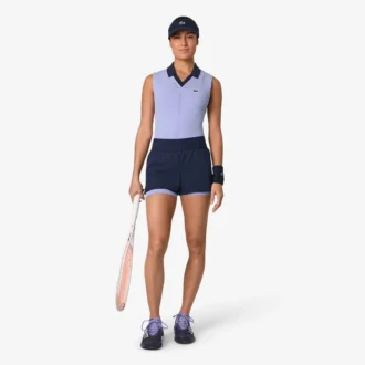 Mouwloze stretch-Tennis-Polo voor dames