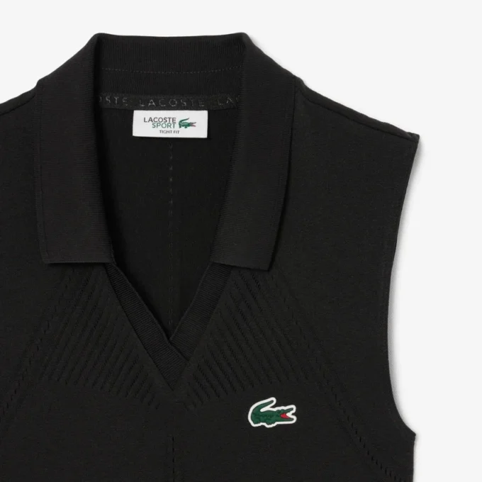 Mouwloze stretch-Tennis-Polo voor dames