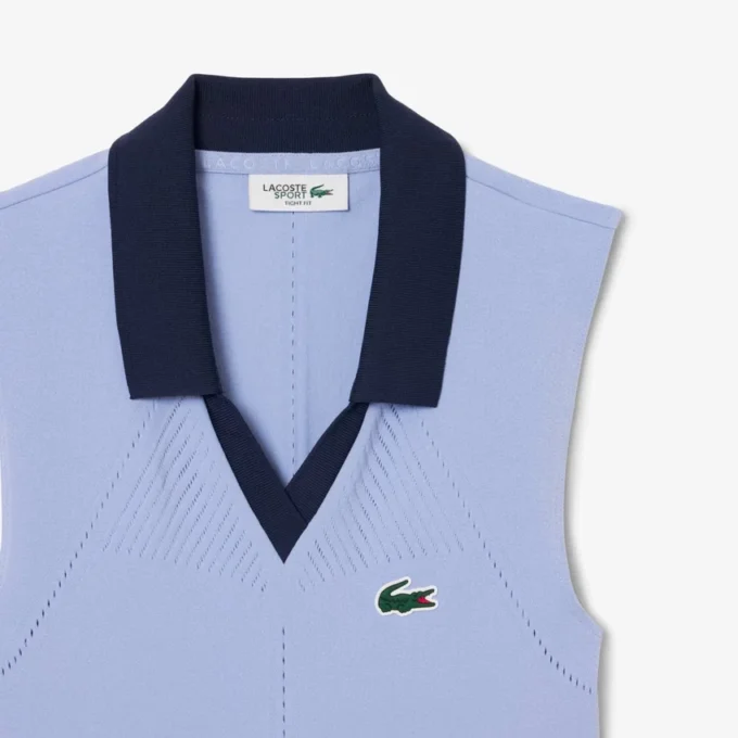Mouwloze stretch-Tennis-Polo voor dames