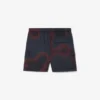 Ombra-print nylon cargoshorts voor heren