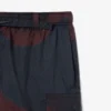 Ombra-print nylon cargoshorts voor heren