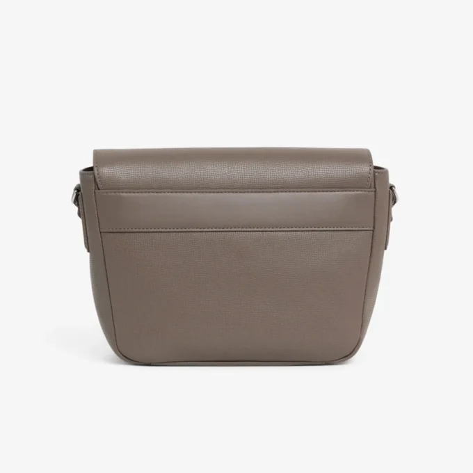 Ossian leren tas met klepsluiting