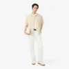Overshirt van linnenmix