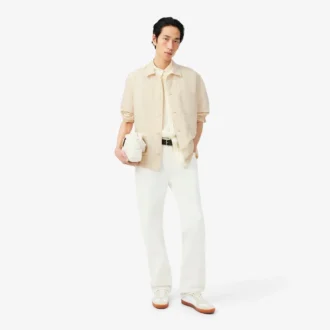 Overshirt van linnenmix