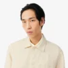 Overshirt van linnenmix