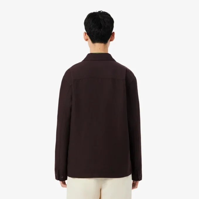 Overshirt van linnenmix