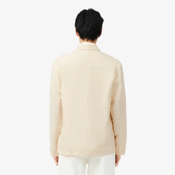 Overshirt van linnenmix