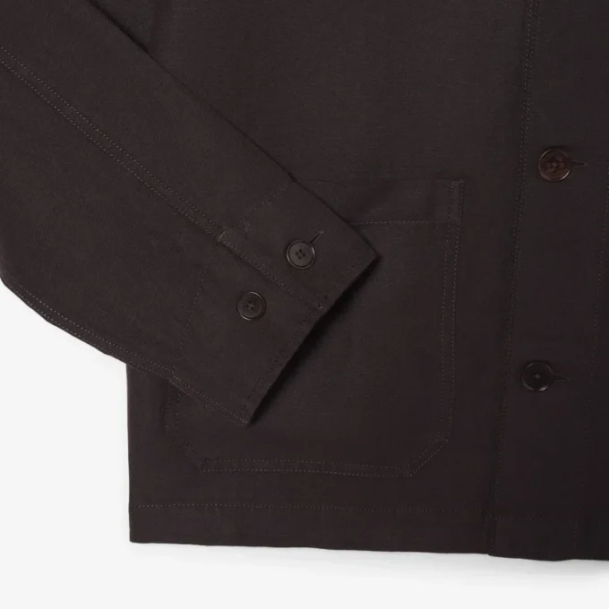Overshirt van linnenmix