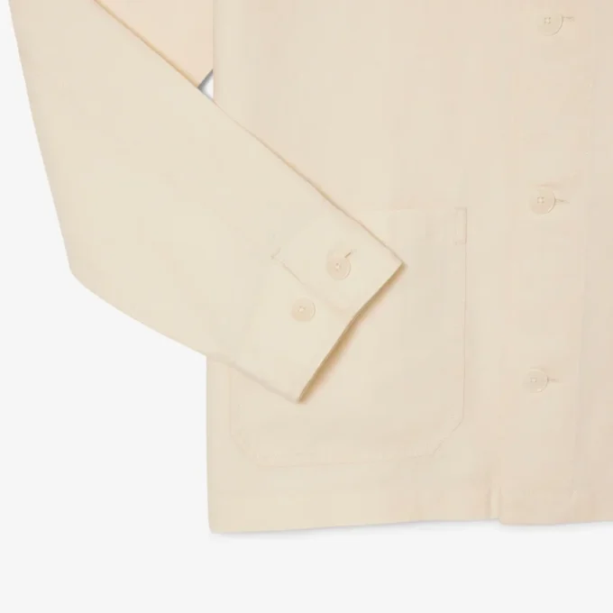 Overshirt van linnenmix