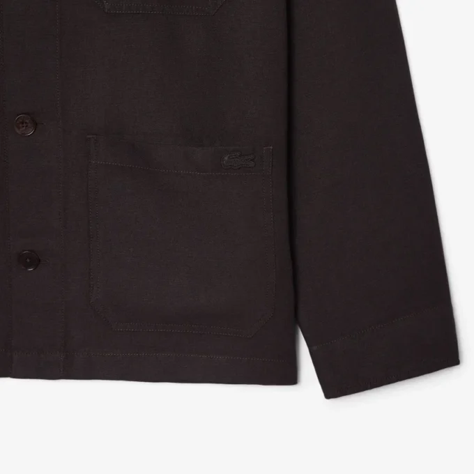 Overshirt van linnenmix