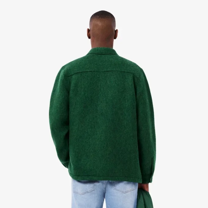 Overshirt van wolmix voor heren