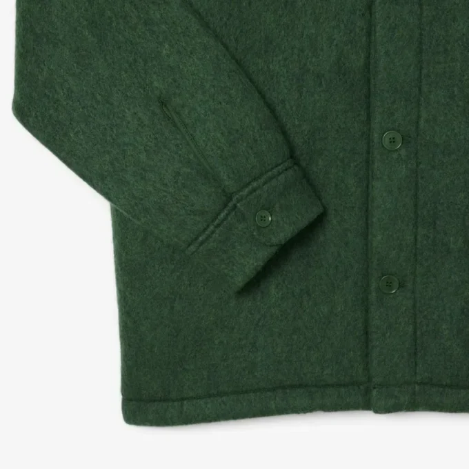Overshirt van wolmix voor heren