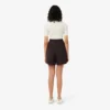 Oversized bermuda met plooien van wolmix The Blend