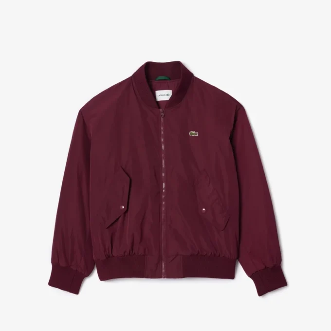 Oversized bomberjack met geribde manchetten voor dames