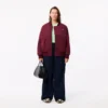 Oversized bomberjack met geribde manchetten voor dames