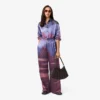 Oversized broek met landschapsprint voor dames