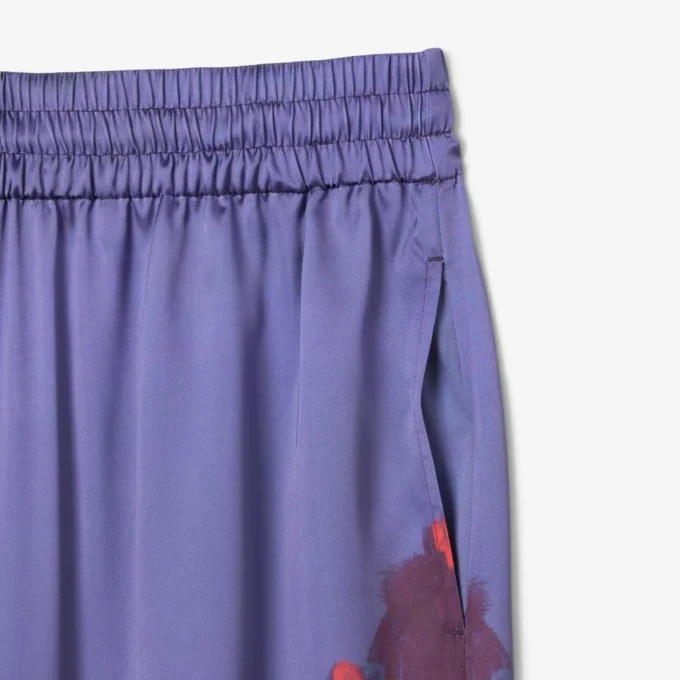 Oversized broek met landschapsprint voor dames