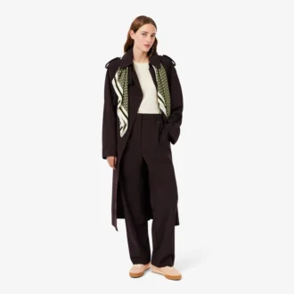 Oversized broek van wolmix