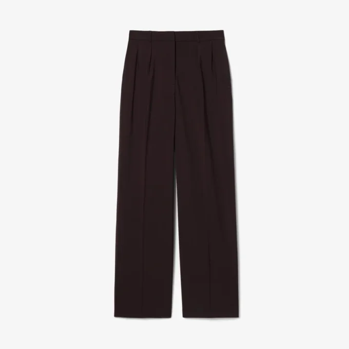 Oversized broek van wolmix