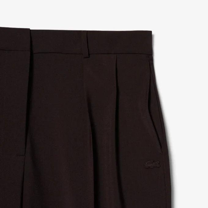 Oversized broek van wolmix