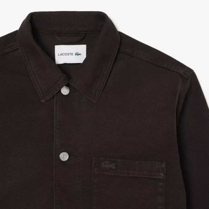Oversized denim overshirt