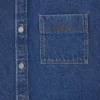 Oversized denim overshirt voor dames