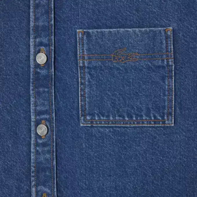 Oversized denim overshirt voor dames