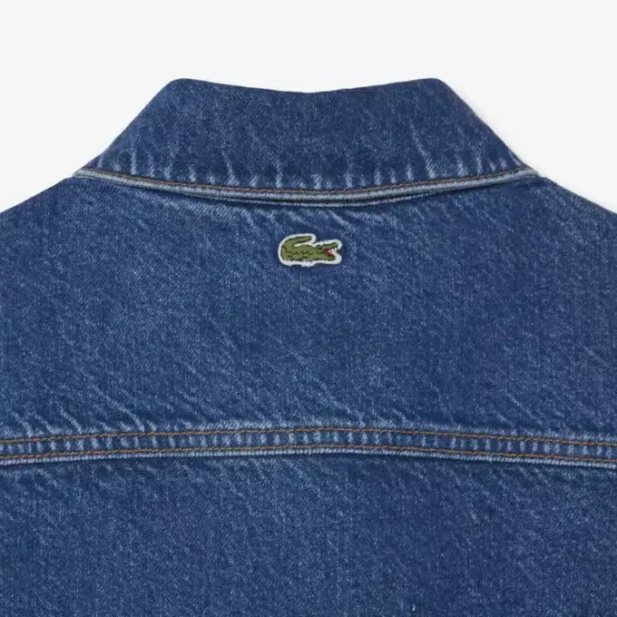Oversized denim overshirt voor dames