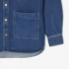 Oversized denim overshirt voor dames