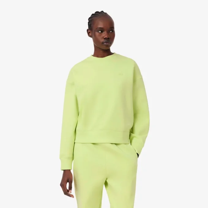 Oversized double-face jersey sweatshirt