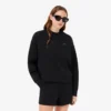 Oversized double-face jersey sweatshirt