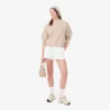 Oversized double-face jersey sweatshirt