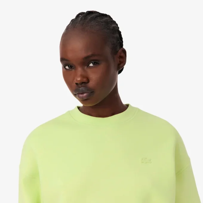 Oversized double-face jersey sweatshirt