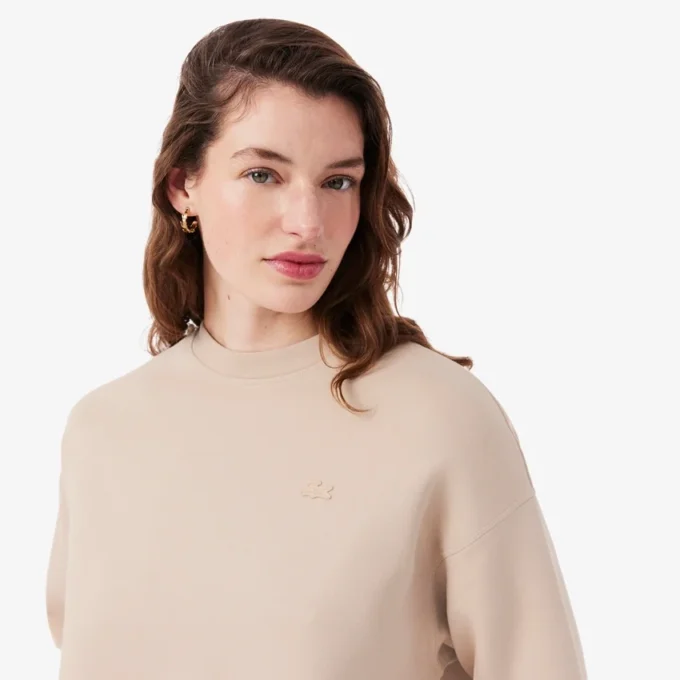 Oversized double-face jersey sweatshirt