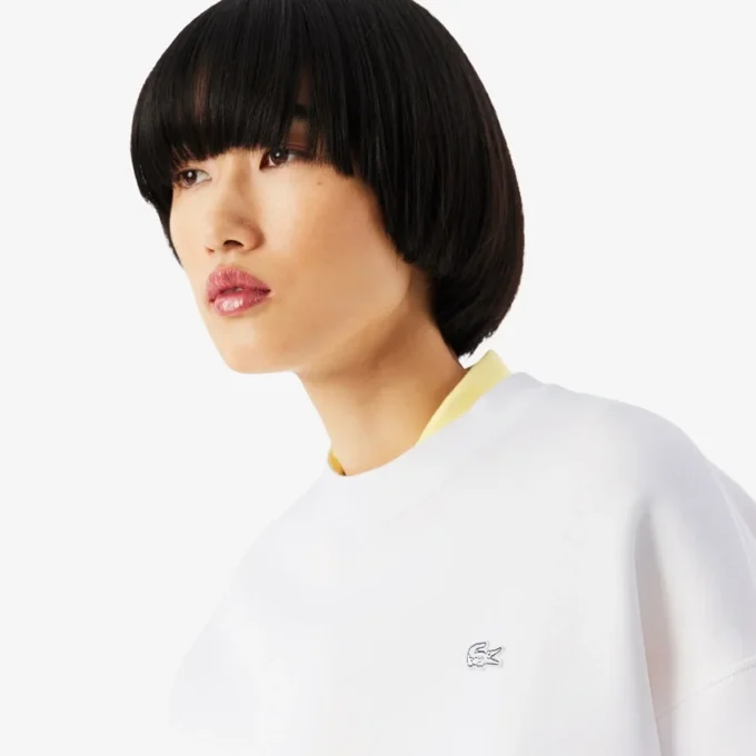 Oversized double-face jersey sweatshirt