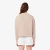 Oversized double-face jersey sweatshirt