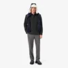 Oversized double-face overshirt voor heren