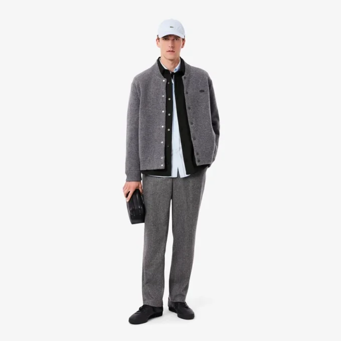 Oversized double-face overshirt voor heren