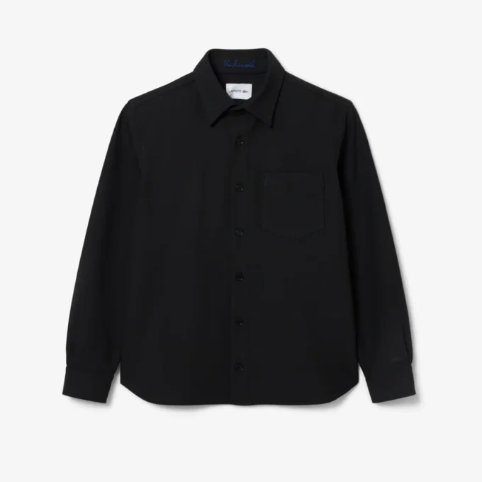 Oversized double-face overshirt voor heren