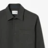Oversized double-face overshirt voor heren