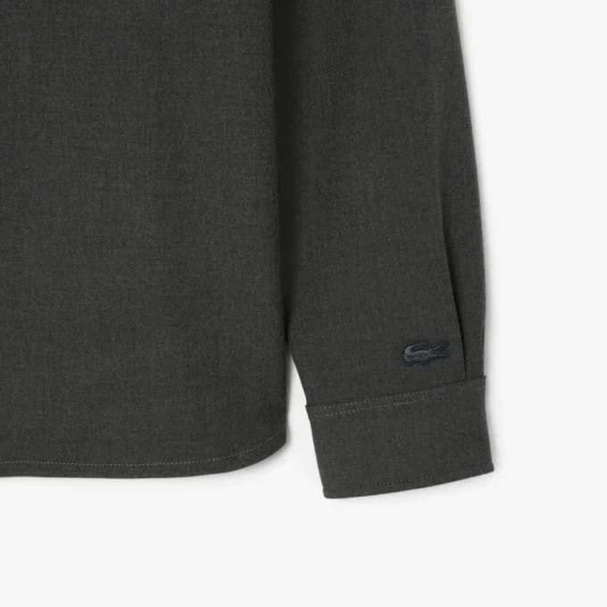 Oversized double-face overshirt voor heren