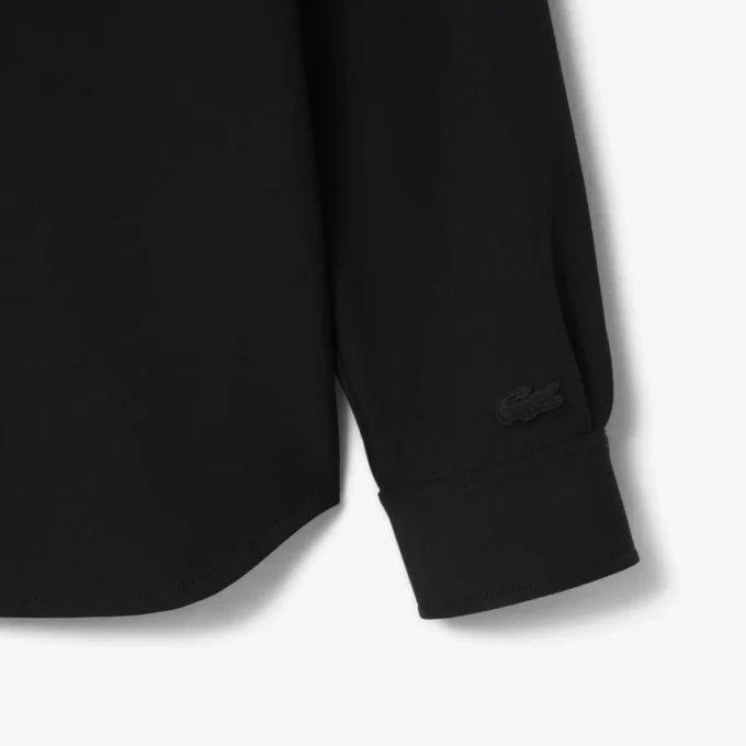 Oversized double-face overshirt voor heren
