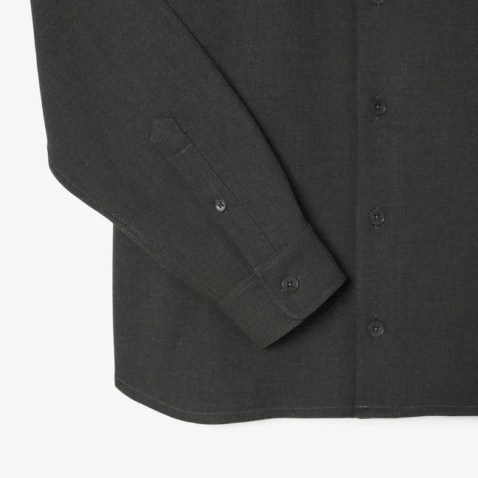 Oversized double-face overshirt voor heren