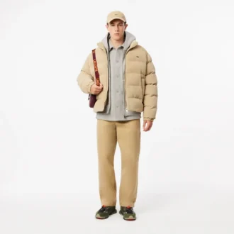Oversized flanellen overshirt voor heren