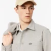 Oversized flanellen overshirt voor heren