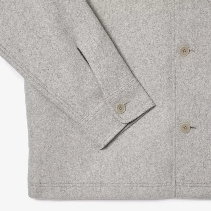 Oversized flanellen overshirt voor heren