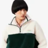 Oversized fleece-Sweatshirt met hoge kraag voor dames