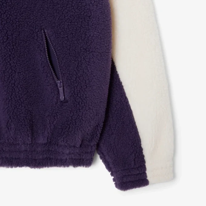 Oversized fleece-Sweatshirt met hoge kraag voor dames
