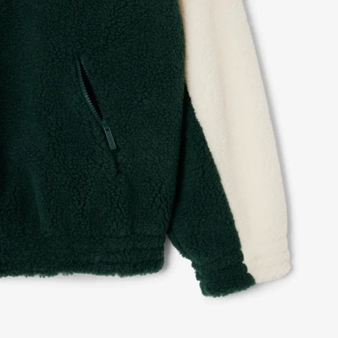 Oversized fleece-Sweatshirt met hoge kraag voor dames